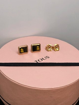 Pendientes Tous Acero Inoxidable Dorado