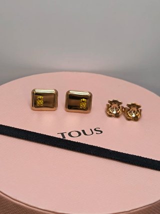 Pendientes Tous Acero Inoxidable Dorado
