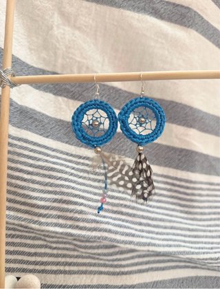 Pendientes artesanales de atrapasueños