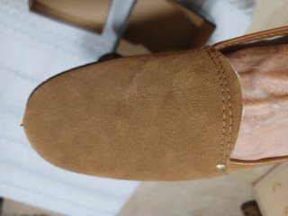 Zapatos de serraje marrones
