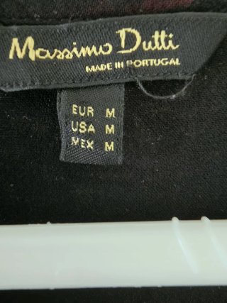 Blusa Massimo Dutti Estampado Animal Print