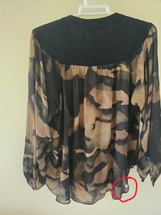 Blusa Massimo Dutti Estampado Animal Print
