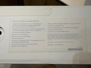 iMac 21.5 4K 1TB 8GB RAM