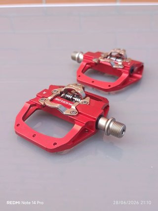 Pedales mixtos SPD para calas + plataforma. NUEVOS
