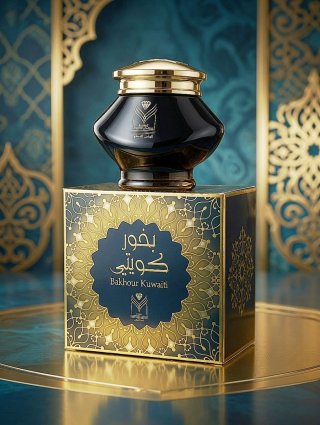 Incienso Kuwaití Almas Perfumes Negro/Dorado