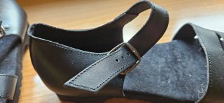 Sandalias de baile negras