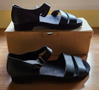 Sandalias de baile negras