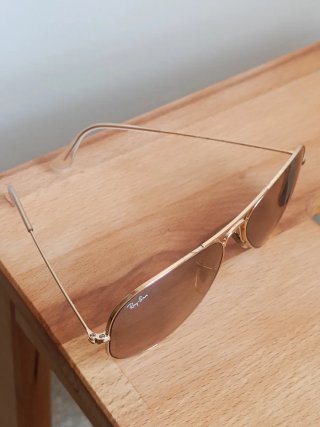 Gafas de sol Ray-Ban Aviator Marrones y Doradas