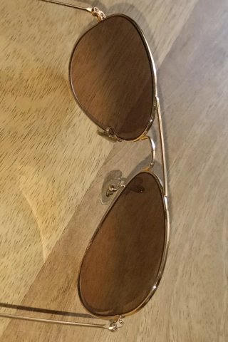 Gafas de sol Ray-Ban Aviator Marrones y Doradas