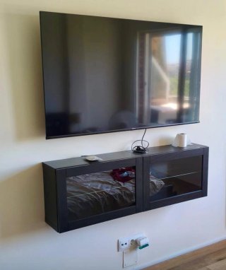 2 Vetrine Nere in Cristallo Ikea