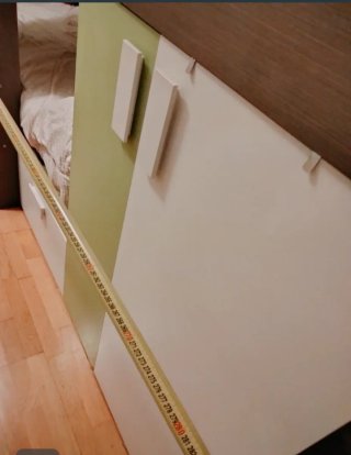 Cama tren con cajones y estantes