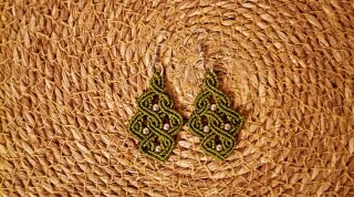 Pendientes Macramé Artesanales