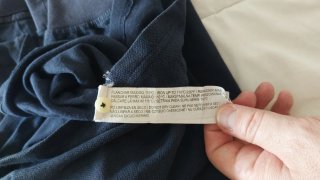 Polo Zara manga larga azul