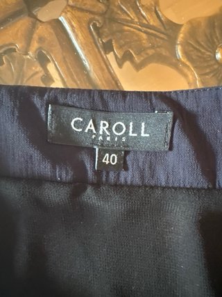 Falda Caroll Azul Marino Talla 40
