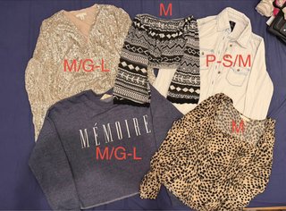 Blusa Manga Larga Talla M