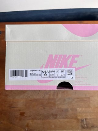 Jordan 1 Retro Low OG SP Travis Scott Shy Pink Tal