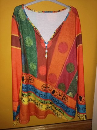 Blusa Multicolor Talla M