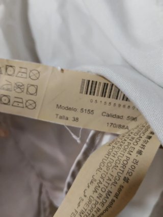 Camisa Massimo Dutti Blanco Roto
