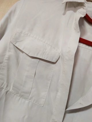 Camisa Massimo Dutti Blanco Roto