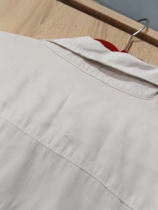 Camisa Massimo Dutti Blanco Roto