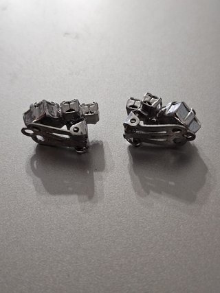 Pendientes vintage strass/diamantes imitación