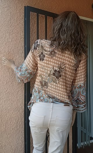 Blusa Boho Cachemira Chic Talla Única