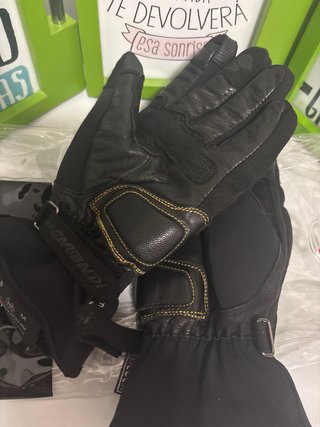 Guantes Moto Garibaldi Lady Negros/Oro