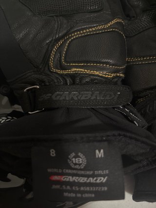Guantes Moto Garibaldi Lady Negros/Oro