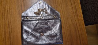 Bolso de fiesta plateado y rosa