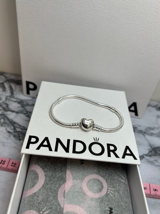 Pulsera Pandora Family Corazón Árbol Plata
