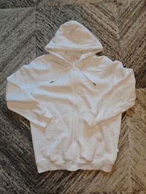 Sudadera con capucha Engelbert Strauss blanca talla L