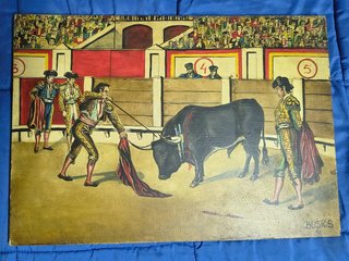 Cuadro Suerte de Matar Torero Óleo