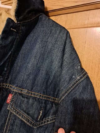 Cazadora Vaquera Levi's Sherpa Azul