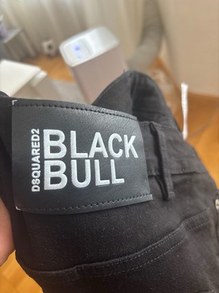 Pantalón vaquero Dsquared2 negro hombre
