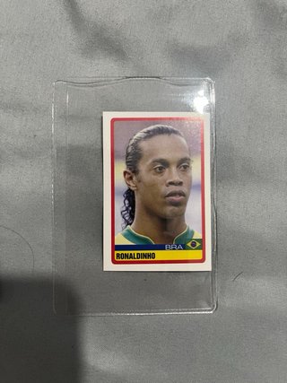 Cromo Panini Ronaldinho Copa América y Mundiales