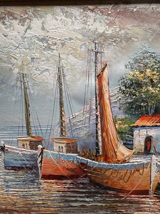Pintura al óleo Edward Barton