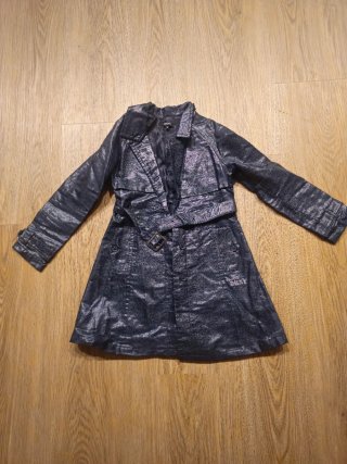 Abrigo azul brillante infantil edad talla 10