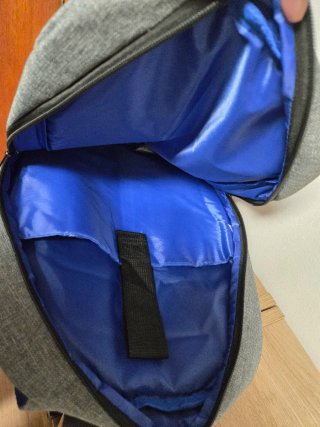 Mochila Hama gris nueva