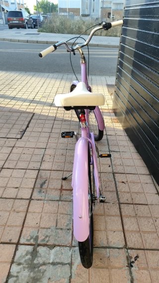 Bicicleta Paseo Mujer Lila Casi Nueva