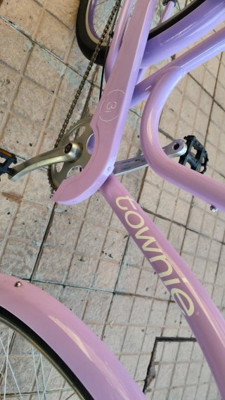 Bicicleta Paseo Mujer Lila Casi Nueva