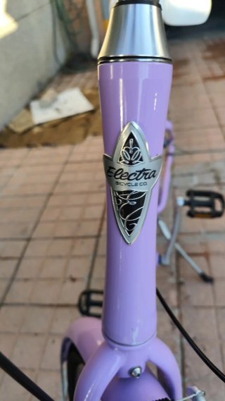 Bicicleta Paseo Mujer Lila Casi Nueva