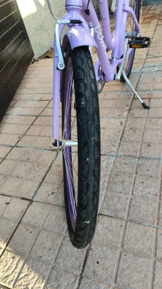 Bicicleta Paseo Mujer Lila Casi Nueva