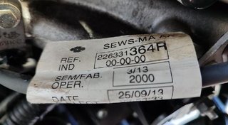 Motor completo nissan carnp2141947 r9ma406 qashqai