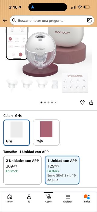 Sacaleches Mom Cozy M5 Smart