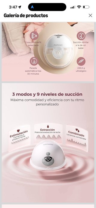 Sacaleches Mom Cozy M5 Smart