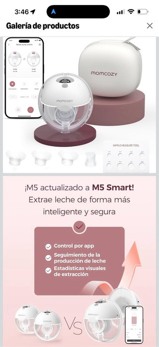 Sacaleches Mom Cozy M5 Smart