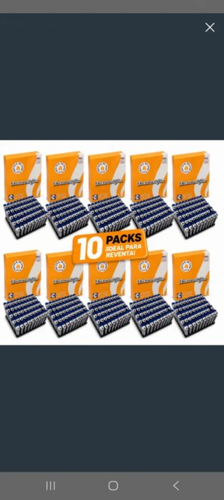 Lote de 500 mecheros electrónicos nuevos cajas