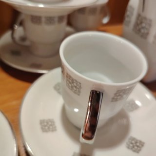 Juego de café vintage porcelana años 60-70