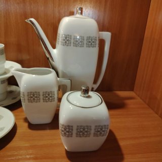 Juego de café vintage porcelana años 60-70
