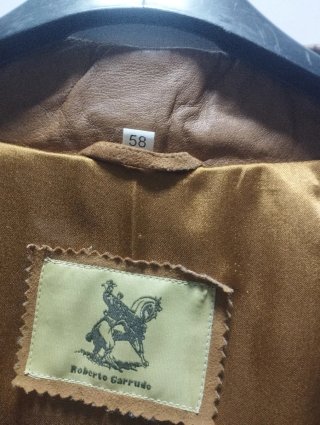 Chaqueta de ante para hombre Roberto Garrudo 3 XL